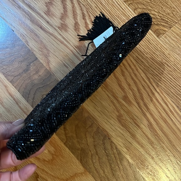 Anthropologie Half-Moon Sequin Clutch Bag NWT - Picture 6 of 9